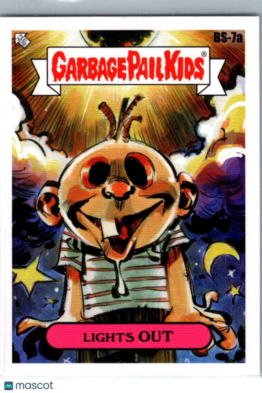 Lights Out 2025 Topps Garbage Pail Kids x Green Day B Sides #BS-7a