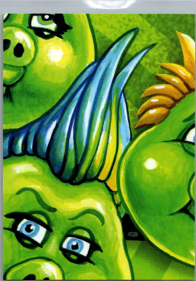 Ram Paige 2025 Topps Garbage Pail Kids x Green Day Green Border #32b