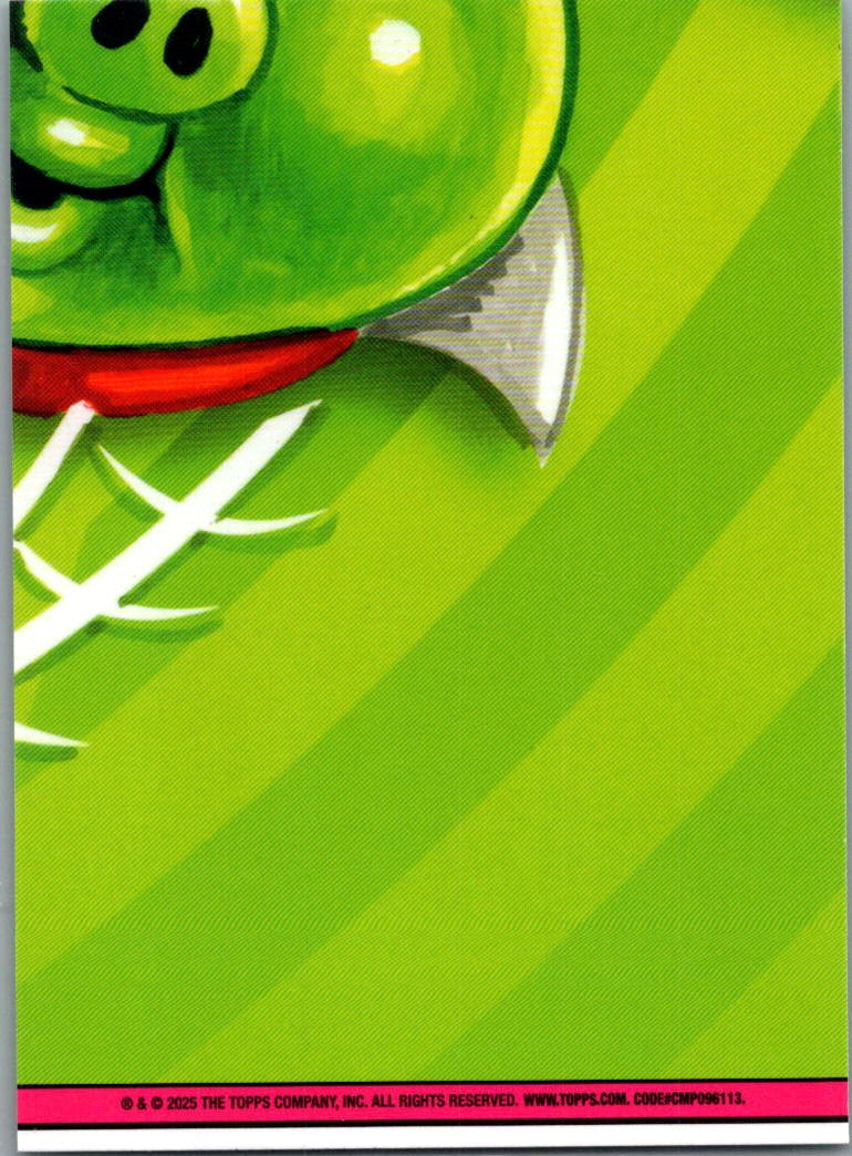 Sly Slums 2025 Topps Garbage Pail Kids x Green Day Green Border Sticker #8b