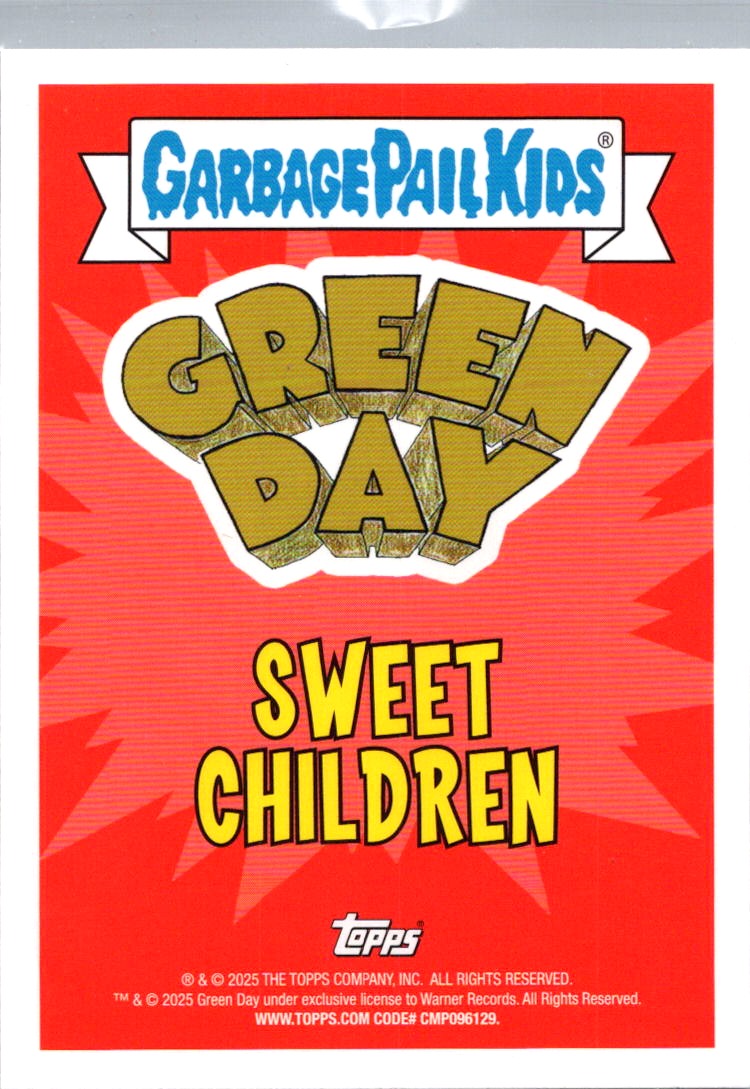 Preston Poop 2025 Topps Garbage Pail Kids x Green Day Sweet Children #SC-2
