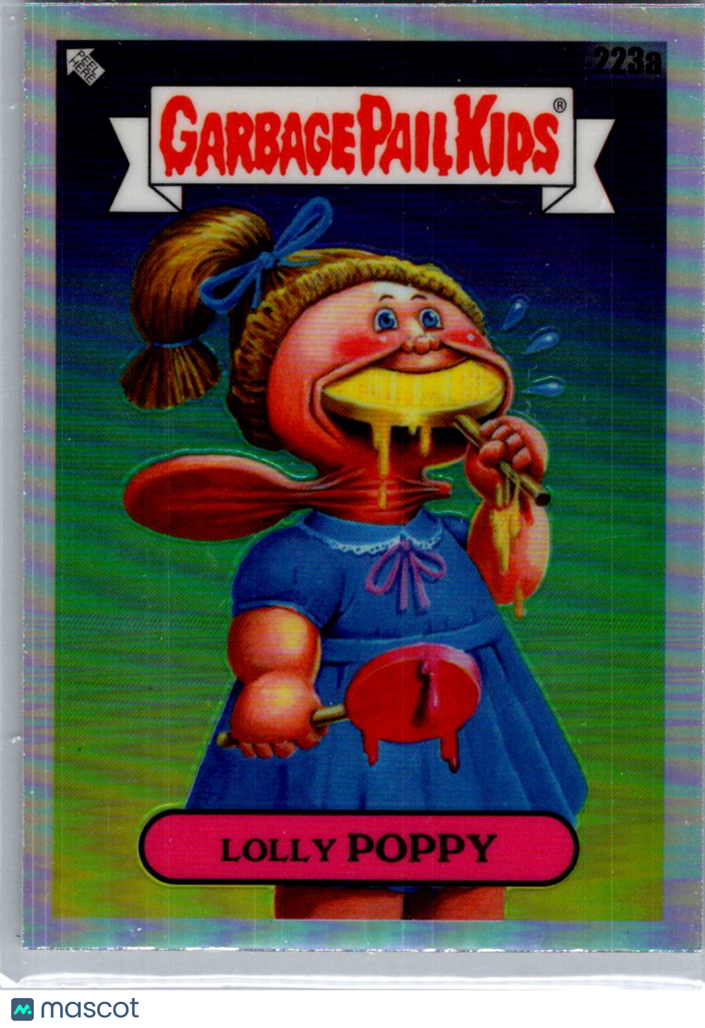 Lolly Poppy 2023 Topps Garbage Pail Kids Chrome Series 6 Refractor #223a