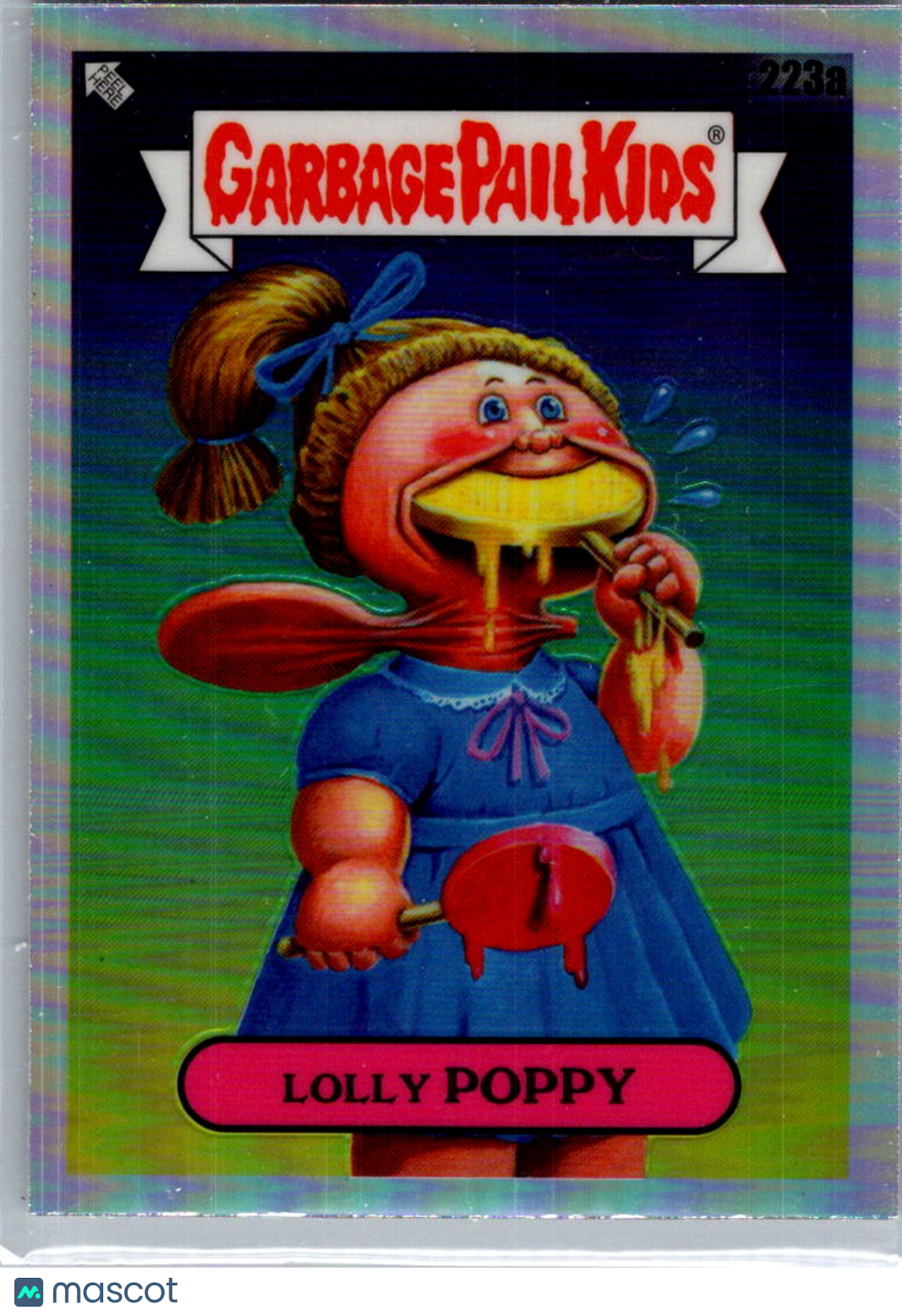 Lolly Poppy 2023 Topps Garbage Pail Kids Chrome Series 6 Refractor #223a