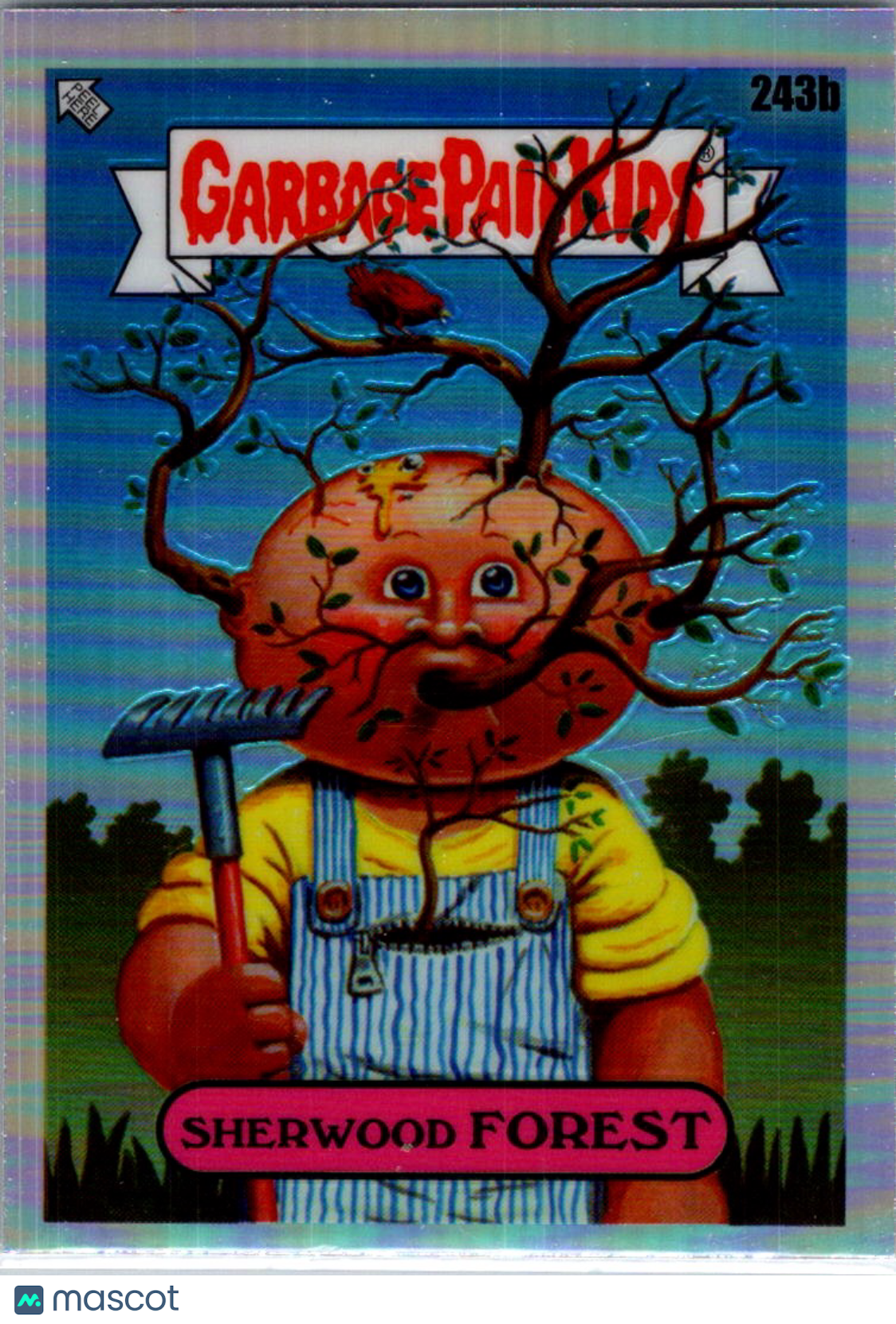 Sherwood Forest 2023 Topps Garbage Pail Kids Chrome Series 6 Refractor #243b