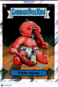 Tom Thumb 2023 Topps Garbage Pail Kids Chrome Series 6 Atomic Refractor #218a