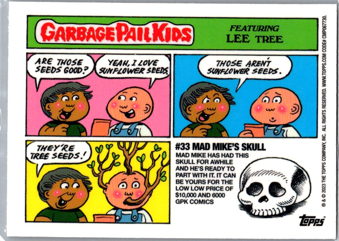 Shish K. Bob 2023 Topps Garbage Pail Kids Chrome Series 6 Atomic Refractor #245a