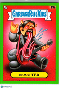 Demon Ted 2025 Topps Garbage Pail Kids x Green Day Green Border #23a