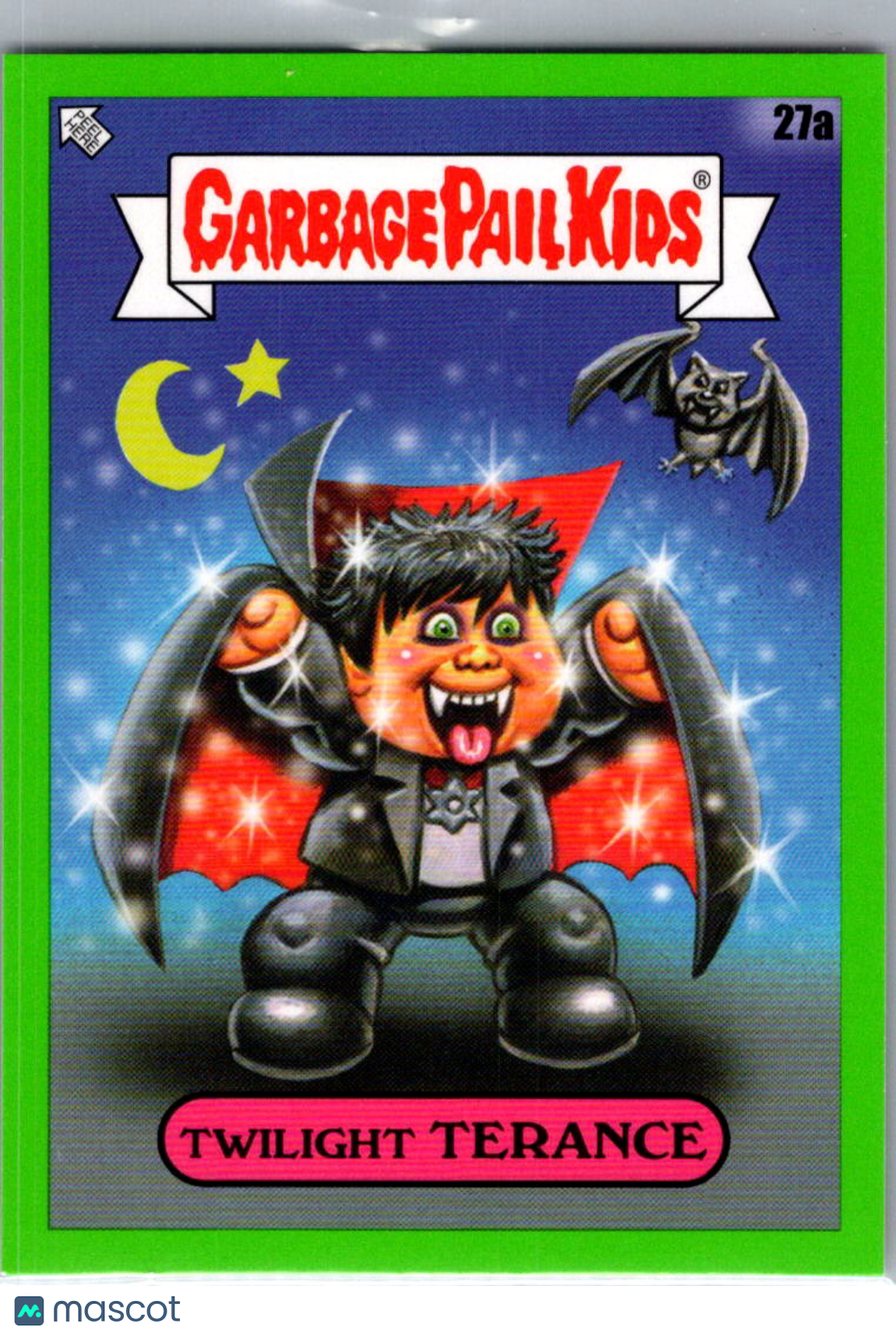 Twilight Terance 2025 Topps Garbage Pail Kids x Green Day Green Border #27a
