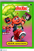 Adam Armstrong 2025 Topps Garbage Pail Kids Green Border Sticker #9b