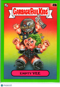 Empty Vee 2025 Topps Garbage Pail Kids x Green Day Green Border #41b