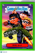 Hal Iday 2025 Topps Garbage Pail Kids x Green Day Green Border #7b