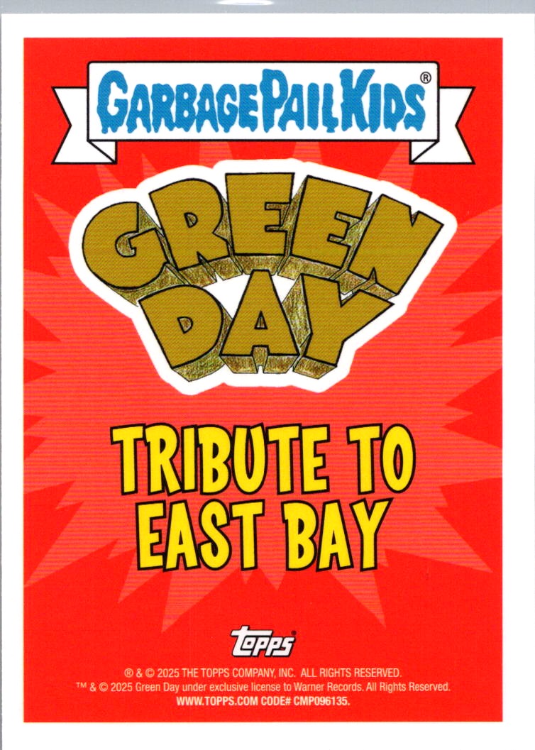 Mt Diablo 2025 Topps Garbage Pail Kids x Green Day Tribute to East Bay #EB-2