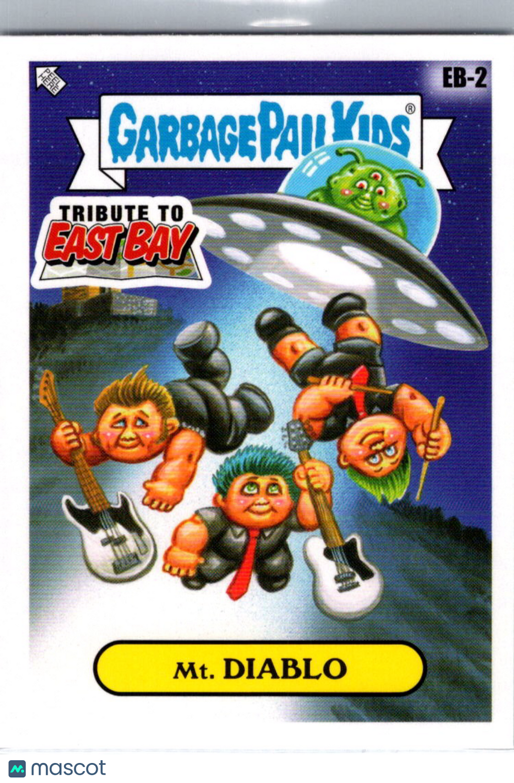 Mt Diablo 2025 Topps Garbage Pail Kids x Green Day Tribute to East Bay #EB-2