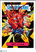 Art Attack 2025 Topps Garbage Pail Kids x Green Day B Sides Checklist #BS-2b