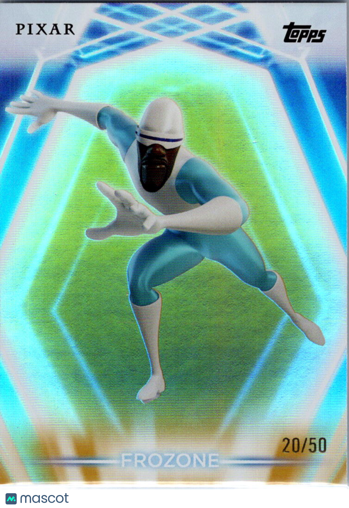 Frozone 2026 Topps Disney Neon Gold Foil 20/50 #56