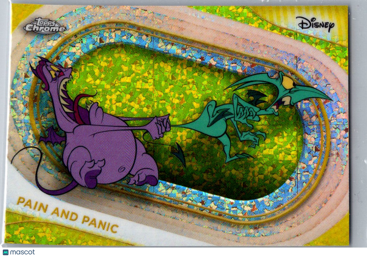 Pain & Panic 2025 Topps Chrome Disney Yellow Mini Diamonds #47