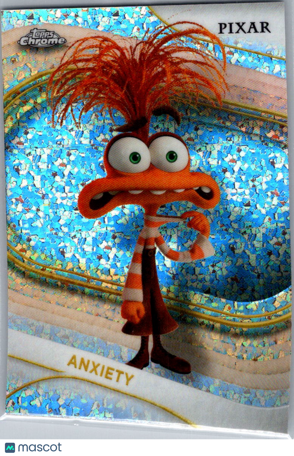 Anxiety 2025 Topps Chrome Disney Pixar Mini Dimaonds Refractor #84
