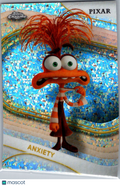 Anxiety 2025 Topps Chrome Disney Pixar Mini Dimaonds Refractor #84