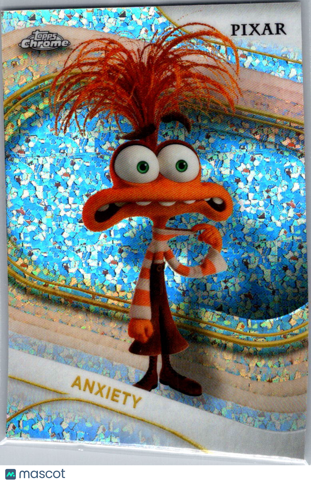 Anxiety 2025 Topps Chrome Disney Pixar Mini Dimaonds Refractor #84