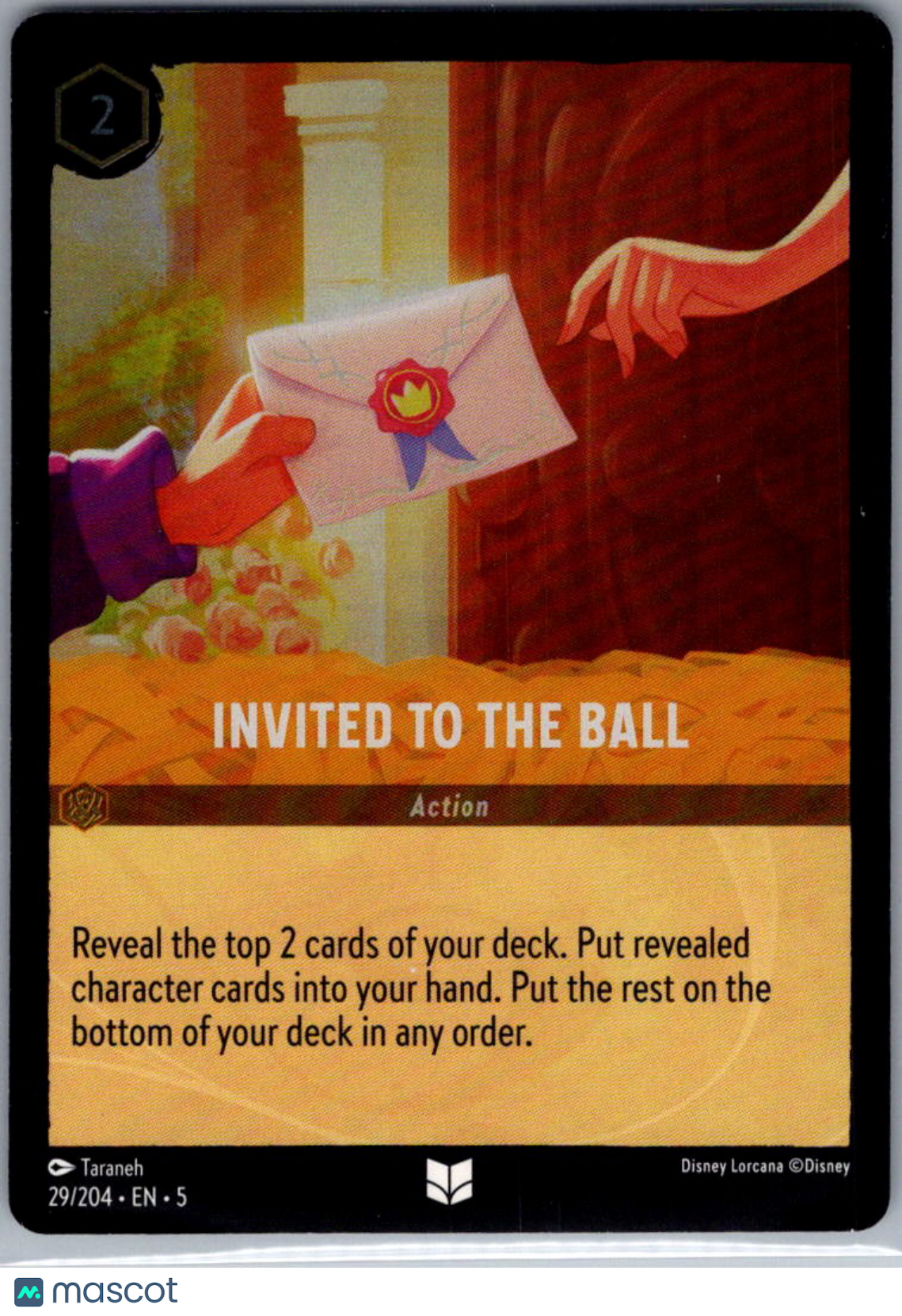 2024 Lorcana Shimmering Skies Invited to the Ball Cold Foil #29/204