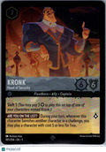 2024 Lorcana Shimmering Skies Kronk Cold Foil #185/204