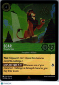 2024 Lorcana Shimmering Skies Scar Cold Foil #93/204