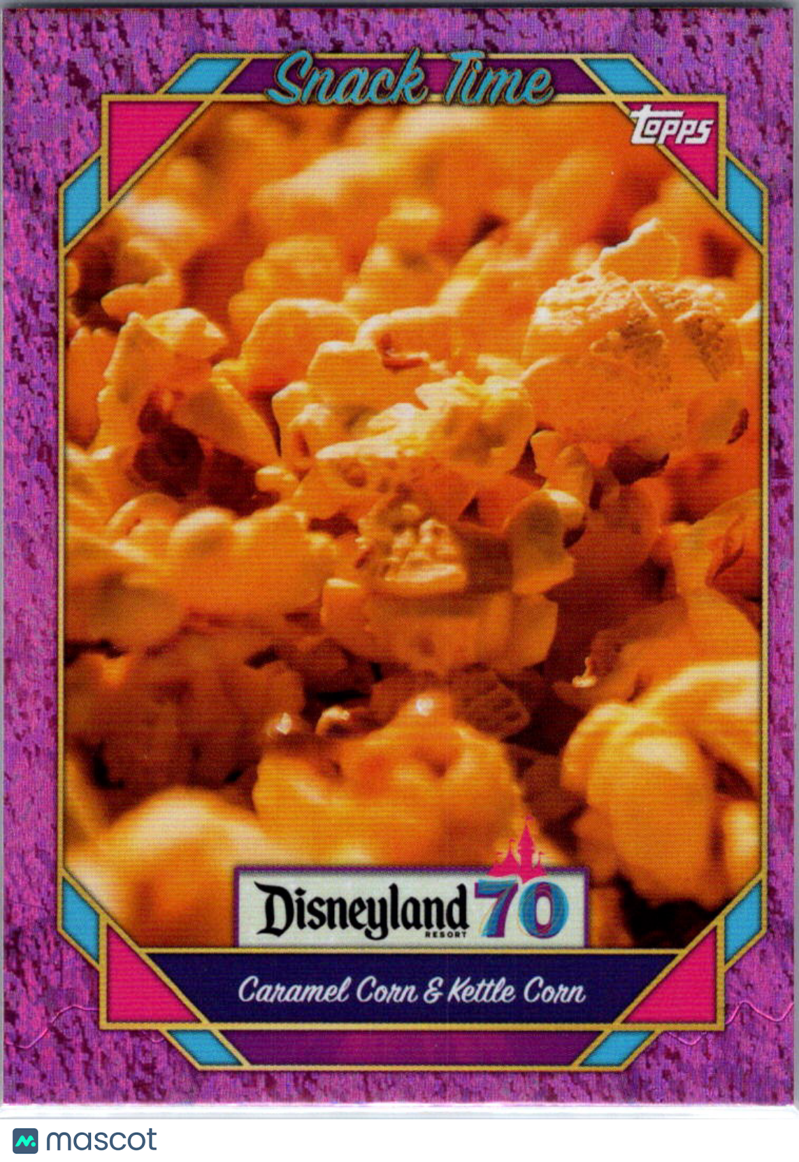 Caramel & Kettle Corn 2025 Topps Disneyland 70th Aniversary Pink #111