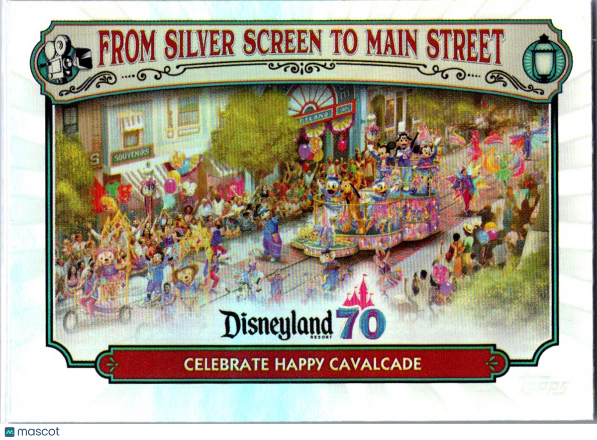 From Silver Screen 2025 Topps Disneyland 70th Aniversary Foil #MS-25