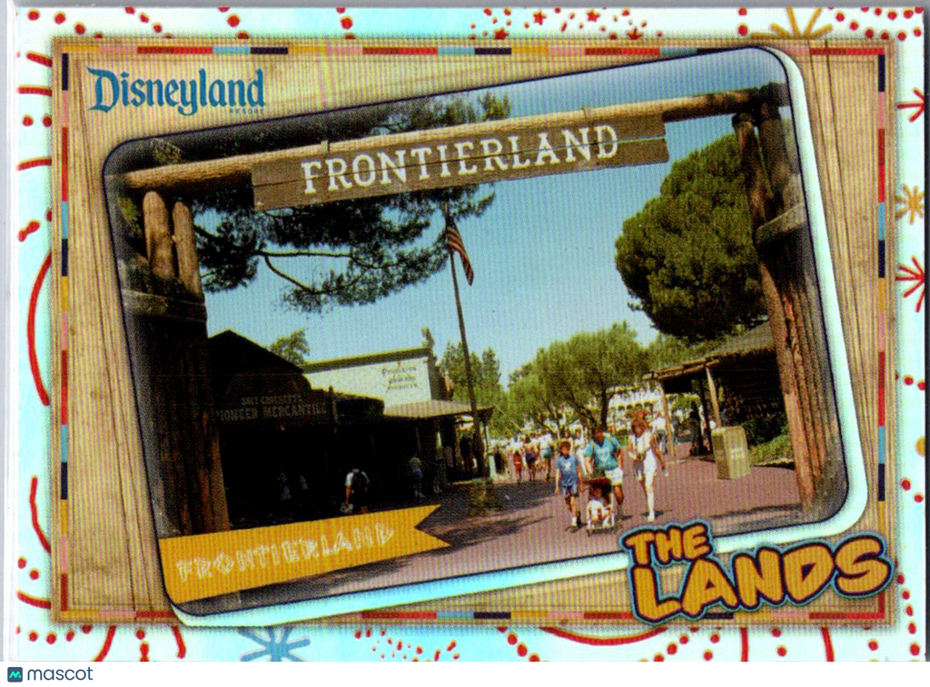 Frontierland 2025 Topps Disneyland 70th Aniversary The Lands #LNDS-4