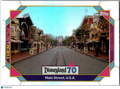 Main Street U.S,A, 2025 Topps Disneyland 70th Aniversary Foil Then & Now #3