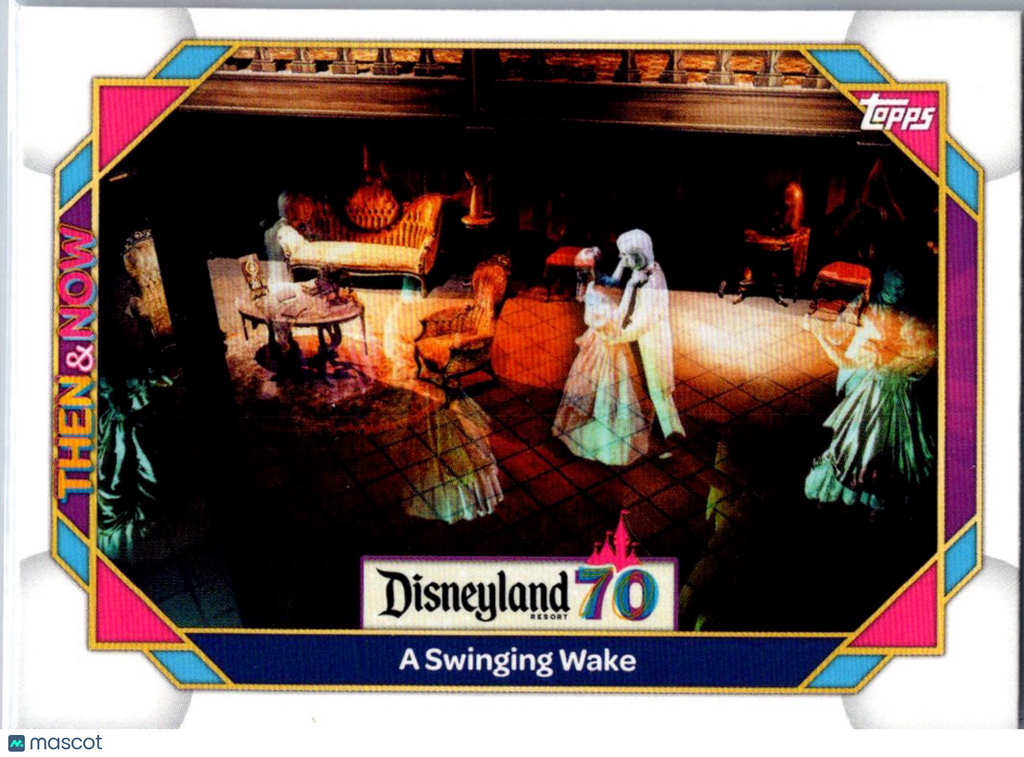 A Swinging Wake 2025 Topps Disneyland 70th Aniversary Then & Now #80