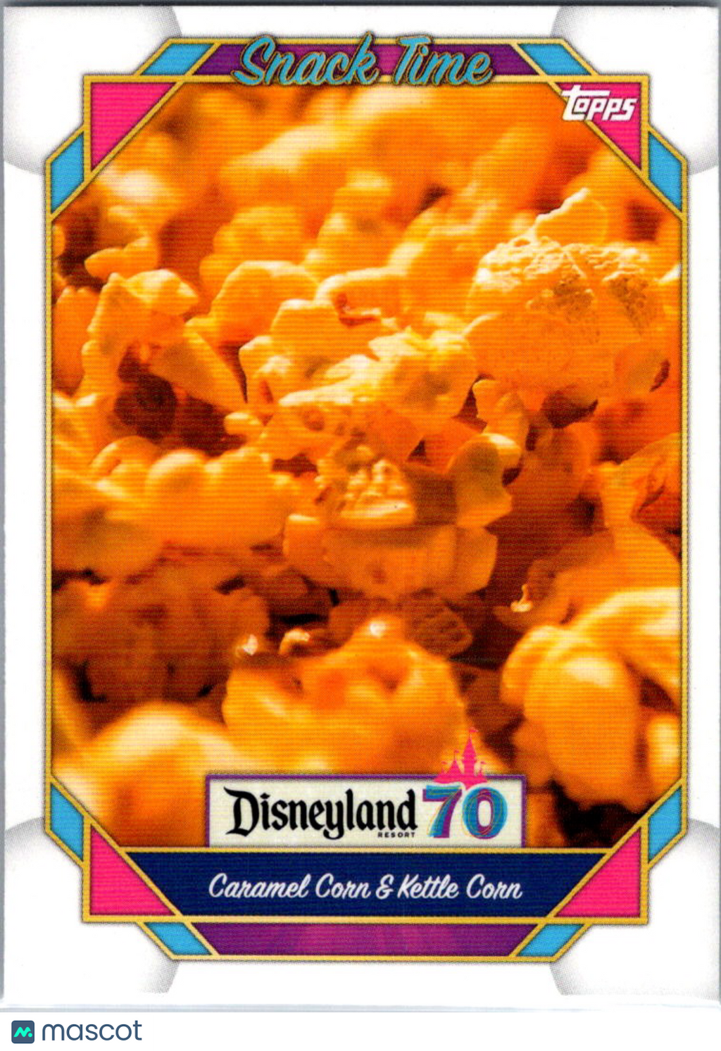 Caramel Corn & Kettle Corn 2025 Topps Disneyland 70th Aniversary Snack Time #111