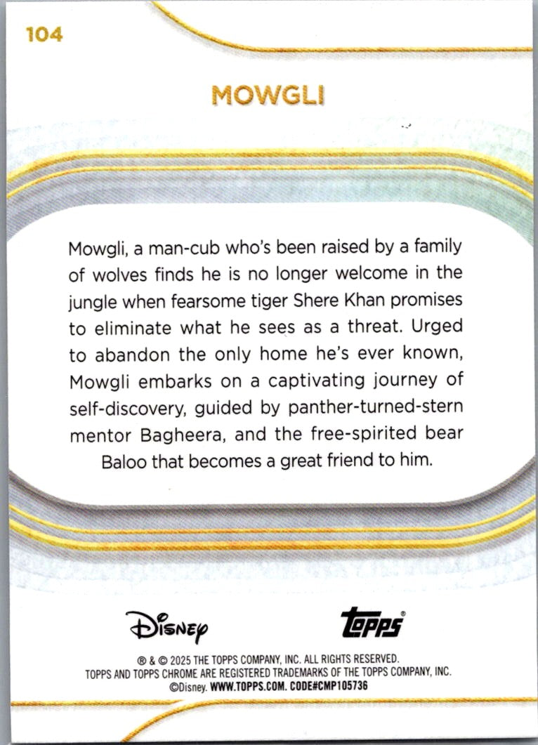 Howgli 2025 Topps Chrome Disney #104