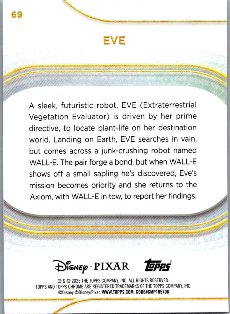 Eve 2025 Topps Chrome Disney #69