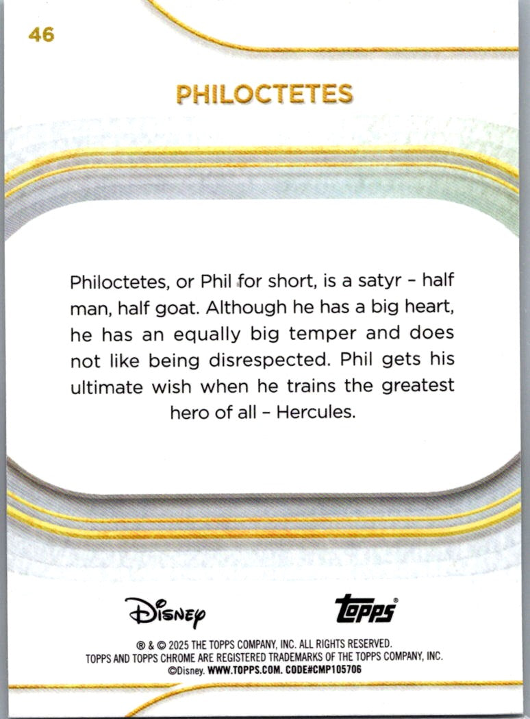 Philoctetes 2025 Topps Chrome Disney #46
