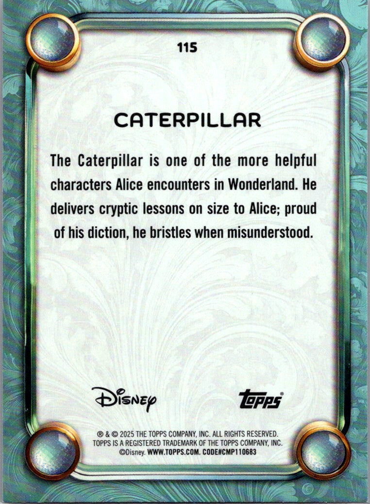 Caterpillar 2025 Topps Disney Wonder Tier 2 Foil #115
