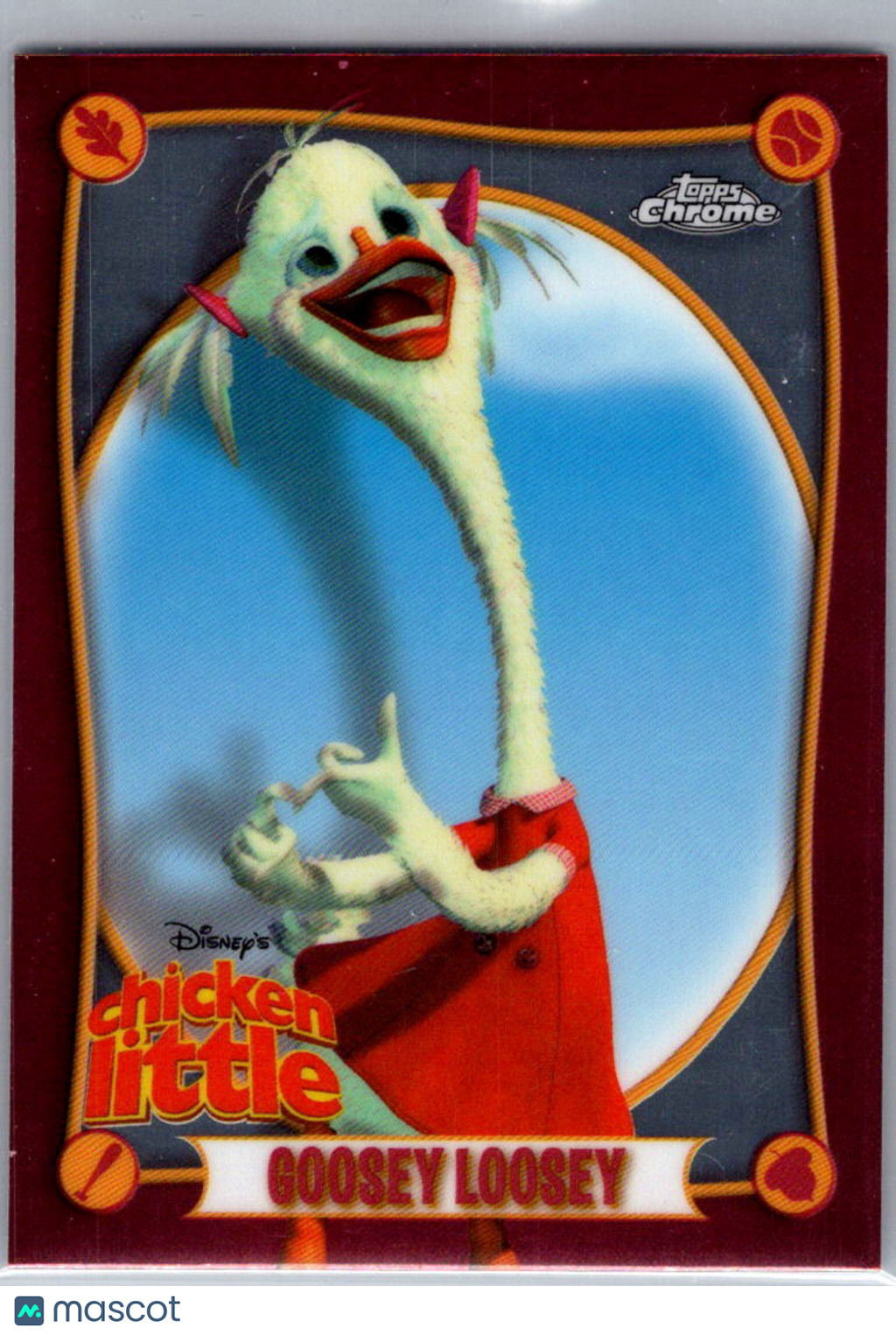 Goosey Loosey 2026 Topps Disney Chrome Chicken Little #CL-8