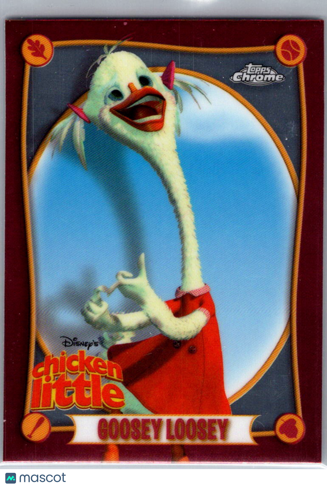 Goosey Loosey 2026 Topps Disney Chrome Chicken Little #CL-8