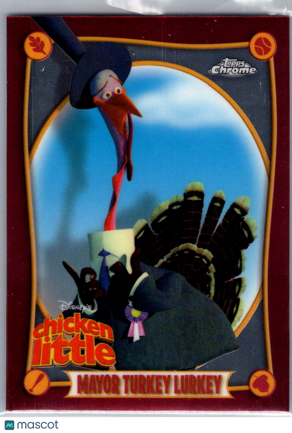 Mayor Turkey Lurkey 2026 Topps Disney Chrome Chicken Little #CL-9