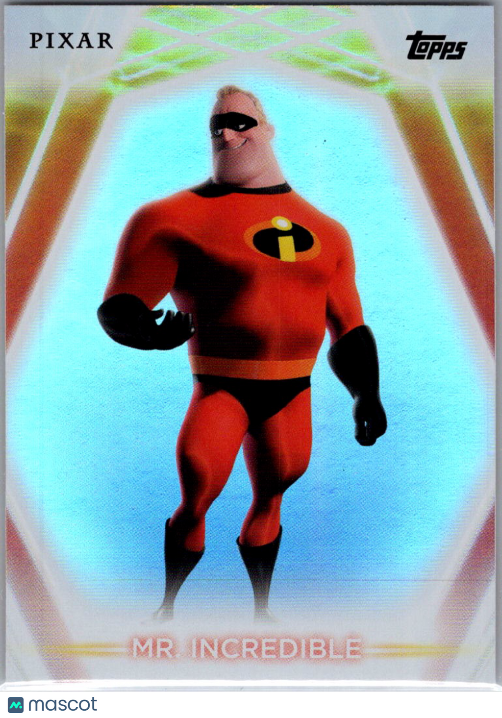 Mr. Incredible 2026 Topps Disney Neon Rainbow Foil #51
