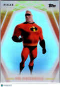 Mr. Incredible 2026 Topps Disney Neon Rainbow Foil #51