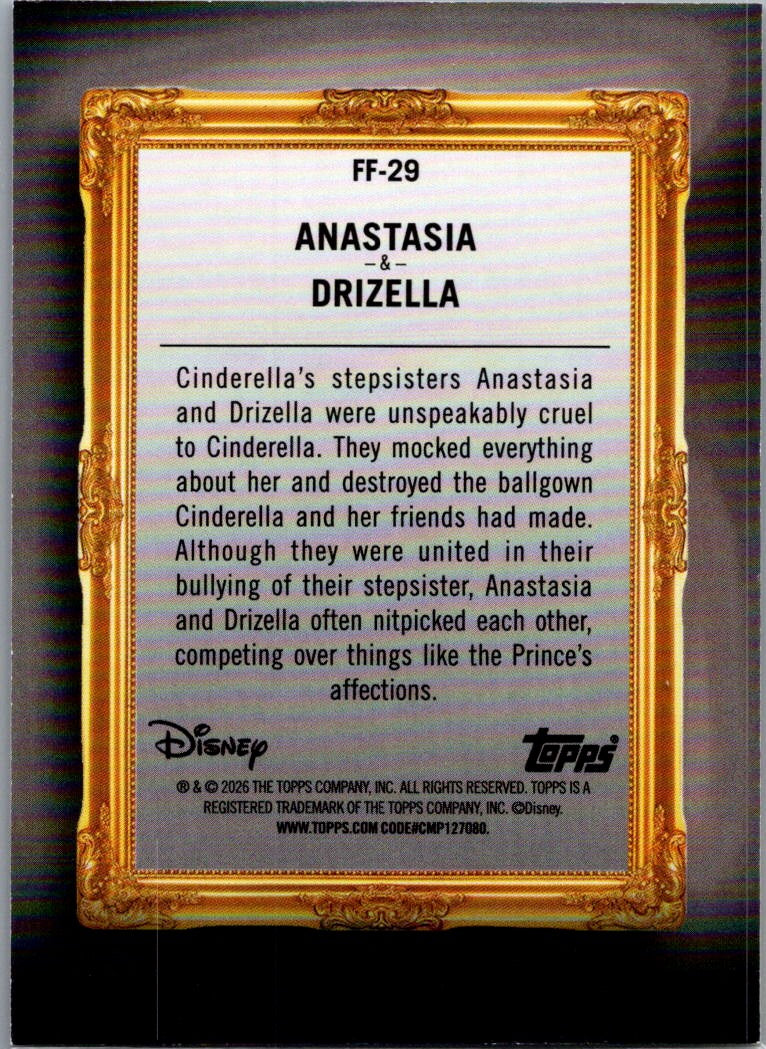 Anastasis & Drizella 2026 Topps Disney Neon Family First #FF-29