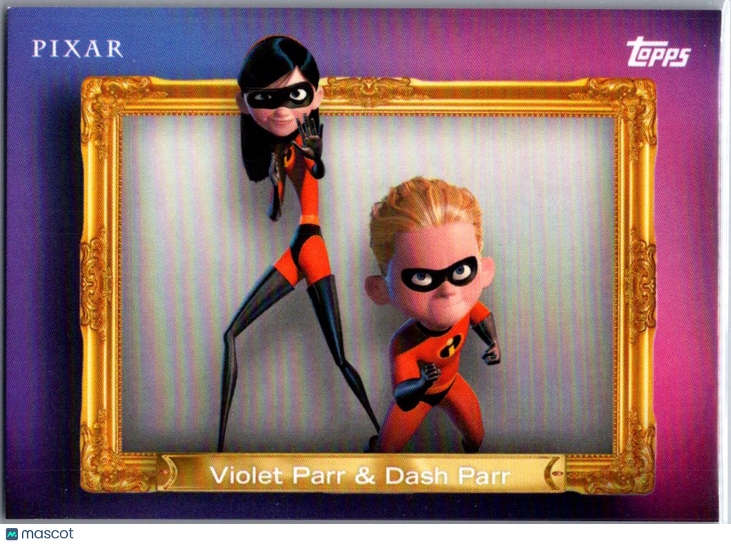 Violet & Dash 2026 Topps Disney Neon Family First #FF-33