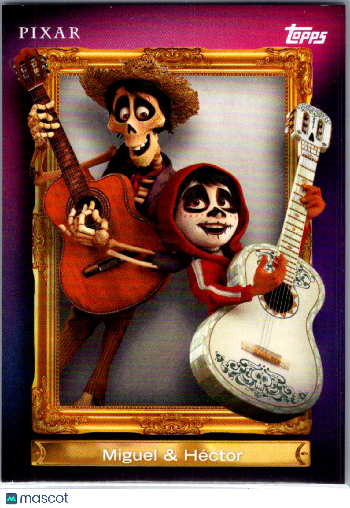 Miguel & Hector 2026 Topps Disney Neon Family First #FF-2