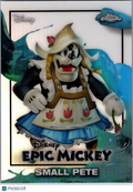 Small Pete 2026 Topps Disney Neon Chrome Epic Mickey #EM-13