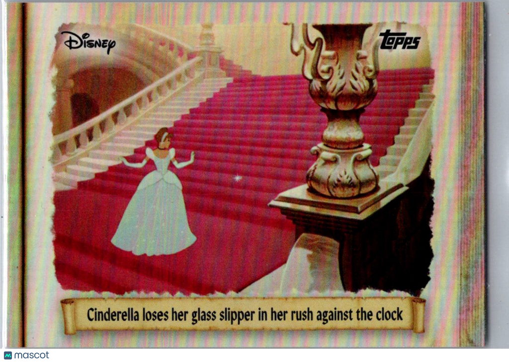 2025 Topps Disney Wonder Cenderella Loses Her Glass Slipper #C75-18