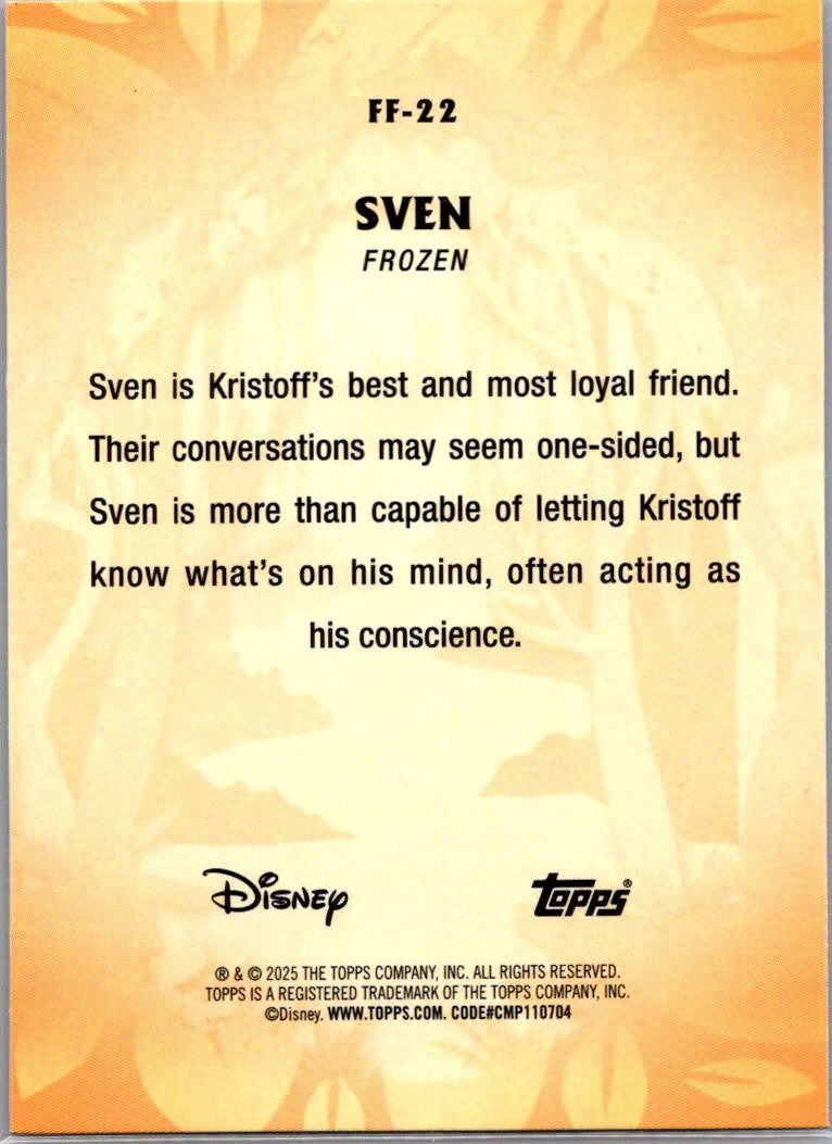 2025 Topps Disney Wonder Sven #FF-22