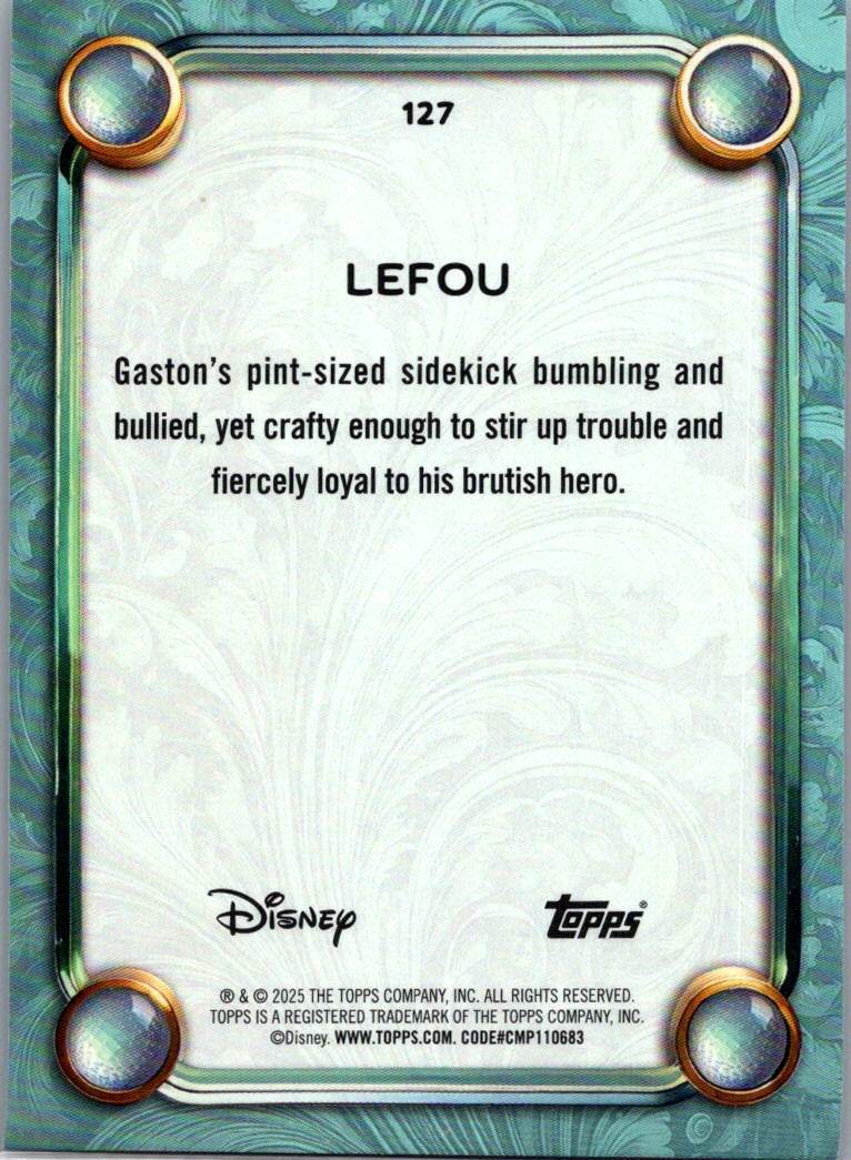 2025 Topps Disney Wonder Lefou #127