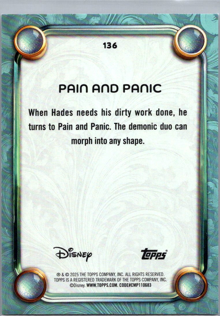 2025 Topps Disney Wonder Pain & Panic #136