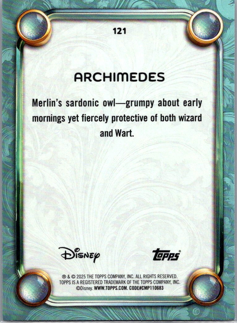 2025 Topps Disney Wonder Archimedes #121