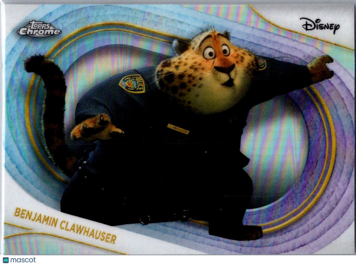 2025 Topps Chrome Disney Benjamin Clawhauser #169